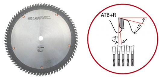 Production Miter Box Blades 350mm 100T 0ATB+R (DM3510A)