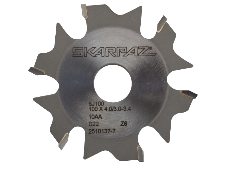 Skarpaz Biscuit Jointer Blades 100mm 6T (BJ100-2)