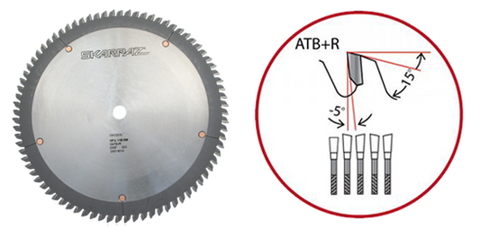 Production Miter Box Blades 350mm 100T 0ATB+R (DM3510A)