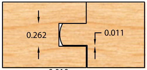 IC-19-500 profile 19-500-insert