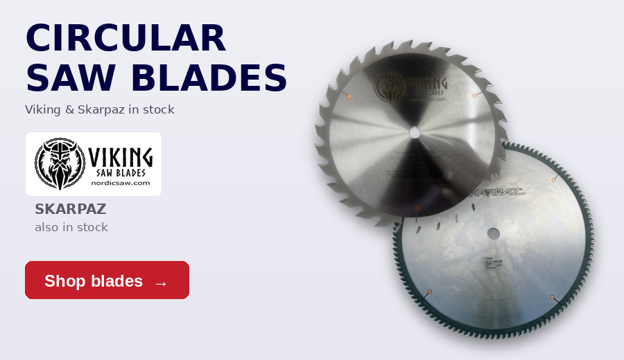 Viking and Skarpaz circular saw blades